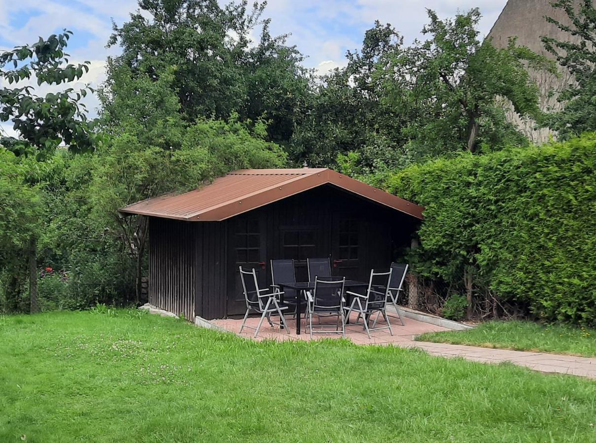 Ferienwohnung Kopold "Im Alten Schulhaus" Pottmes Exteriör bild
